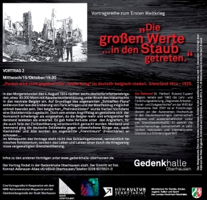 Vortrag Gedenkhalle Oberhausen, 15.10.2014
